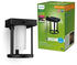 Philips LED Solar Wandleuchte Camill Schwarz/Weiß 1,4W 250lm rund
