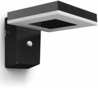 Philips Zonal Wandleuchte - 1,3 W - Wandbeleuchtung f&uuml;r den Au&szlig;enbereich - Schwarz