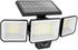 Philips LED Solar Wandleuchte Nysil Schwarz 3x 2,9W 1000lm IP65