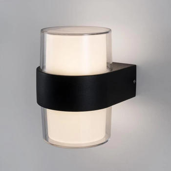 Nova Luce LED Wandleuchte Darf Schwarz 2x 5W 690lm IP54 schwarz (9925666)