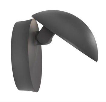 Nova Luce LED Wandleuchte Agile Dunkelgrau 13W 480lm IP54 grau (833426)