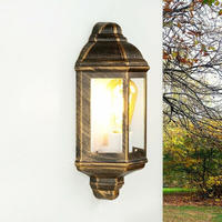 Licht-erlebnisse - Wandlampe Landhaus In Kupfer Antik E27 Ip44 Elegant