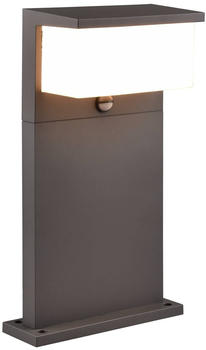 Trio LED-Sockelleuchte Nestos mit Bewegungssensor, IP54