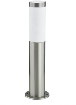 Lindby Statius Sockellampe Edelstahl opal Sensor