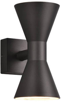 Trio Au&szlig;enwandleuchte Ardas, up/down, 2 x GU10, schwarz
