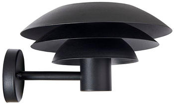 Dyberg Larsen DL25 Outdoor Wand schwarz Ø 25cm