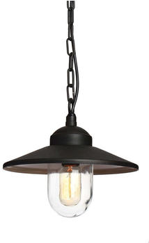 Elstead Lighting Klampenborg Außen-Hängeleuchte E27 Schwarz IP44