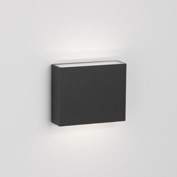 Nova Luce LED Wandleuchte Dewi Anthrazit 2x 3,85W 296lm IP65 schwarz (9492640)