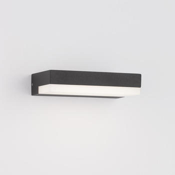 Nova Luce LED Wandleuchte Pure Anthrazit 6W 299lm IP65 schwarz (9492560)