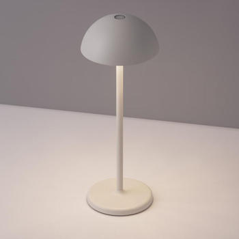 Nova Luce LED Akku Tischleuchte Rose Weiß 1W 207lm IP54 weiß (9281380)