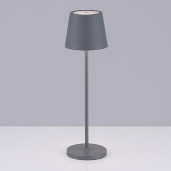 Nova Luce LED Akku Tischleuchte Seina Grau 2W 192lm IP54 grau (9223404)