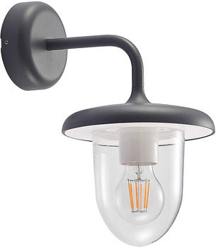 PRIOS Larkumi Außenwandlampe mit E27-Fassung