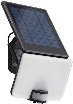 PRIOS Yahir LED-Solar-Wandstrahler Sensor schwarz