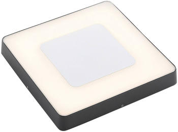 Lucande LED-Au&szlig;endeckenleuchte Sora, eckig, Sensor