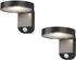 Meine Wunschleuchte LED Solar Wandleuchten 2er-Set (R22251S142)