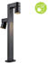 Paulmann 94825 Kimu LED-Pollerleuchte LED 7.8 W, 7.8W anthrazit