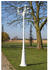 vidaXL Gartenlaterne 3-flammig 215 cm weiß Aluminium (40245)