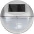 vidaXL Outdoor Solar-Wandleuchten LED 12 Stk. Rund Silbern (44473)