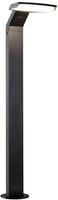 Paulmann LED Gartenleuchte "Zenera 230V Pollerleuchte 3000K anthrazit" Warmwei&szlig;