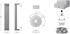 Bega 84220K3 Pollerleuchte, 13,8W, 1434lm, 3000K, grafit (322047)