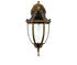 Licht-Erlebnisse Wandlampe Rustikal Antik E27 Laterne Schwarz Kupfer