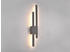 Trio Tawa Außen-Wandleuchte, LED, IP54, 9W, 2x900lm, 3000K, grau (221460242) (330555)