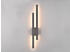 Trio Tawa Außen-Wandleuchte, LED, IP54, 9W, 2x900lm, 3000K, grau (221460242) (330555)
