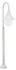 vidaXL Garten-Pollerleuchte E27 120 cm Aluminium weiß (44210)