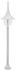vidaXL Garten-Pollerleuchte E27 120 cm Aluminium weiß (44210)