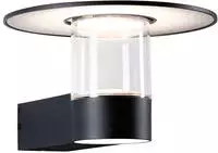 Paulmann LED Au&szlig;en-Wandleuchte "Sienna 230V mit PIR-Sensor anthrazit IP44" Warmwei&szlig;