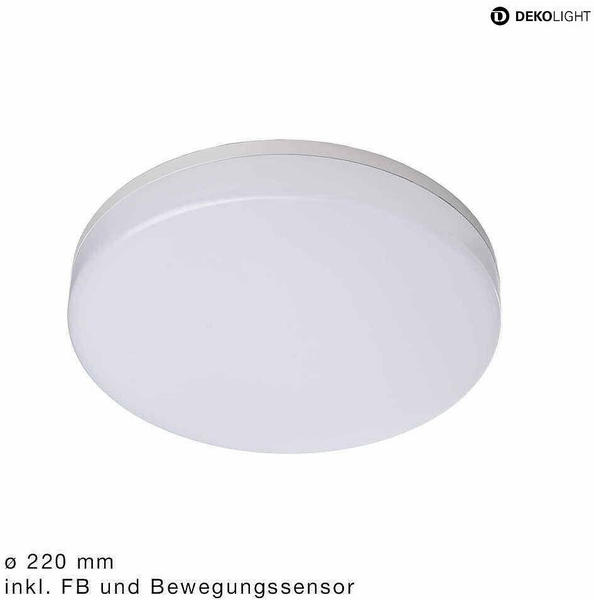 Deko-Light 348142 Altais 12W Motion LED-Deckenleuchte mit Bewegungsmelder EEK: E 12W weiß