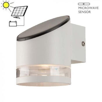 V-TAC VT-1140 23014 Solar-Wandlampe 0.88W warmweiß Hellgrau