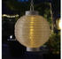 Marelida LED Solar Lampion Ø20cm H23cm weiß