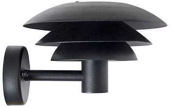 Dyberg Larsen DL20 Outdoor Wand schwarz Ø 20cm