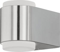 Eglo AUSSENWANDLEUCHTE Wei&szlig;, Edelstahl 8.5x9.5 cm, Energieeffizienzklasse: G