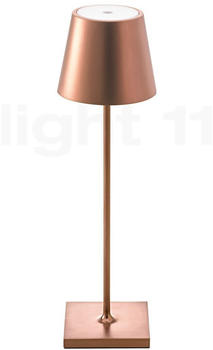 Sigor LED Akku Tischleuchte Nuindie Aluminiumdruckguss Bronze USB-C IP54 gold/messing
