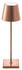 Sigor LED Akku Tischleuchte Nuindie Aluminiumdruckguss Bronze USB-C IP54 gold/messing