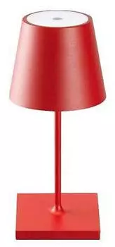 Sigor LED Akku Tischleuchte Nuindie Mini Aluminiumdruckguss Feuerrot USB-C IP54 rot