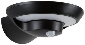 Paulmann LED Solar Wandleuchte Bordola Anthrazit 3,5W 220lm IP44 schwarz