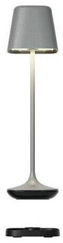 Leonardo LED Akku Tischleuchte RGBW Capri Grau 2x 1,25W 225lm IP54 grau