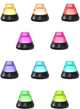 Leonardo LED Akku Tischleuchte RGBW Salerno Grau 1,4W 118lm IP54 grau