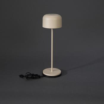 Konstsmide LED USB-Tischleuchte Lille Sandfarbig 3,5W 150lm IP54 gelb