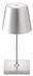 Sigor LED Akku Tischleuchte Nuindie Mini Aluminiumdruckguss Silber USB-C IP54 silber