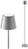 Sigor LED Akku Stehleuchte Nuindie Aluminiumdruckguss Graphitgrau USB-C IP54 grau