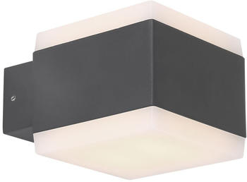 Globo Slice Smart Home LED Wandaußenleuchte anthrazit Tuya App Steuerbar x11x9cm anthrazit (34173RGBSH)