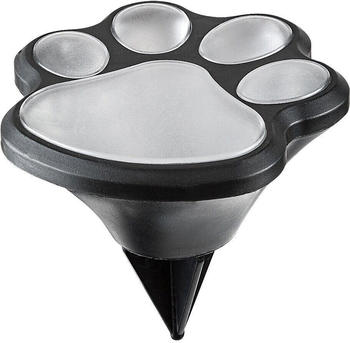Rabalux Wigry Außen LED Solarlichterkette 4 Pfoten mit Erdspieß schwarz (77001)