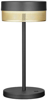 HELL Mesh 50430 LED Akkuleuchte schwarz/Gold F (50430/1-51)
