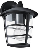 Eglo LED-WANDLEUCHTE Klar, Schwarz 17 cm
