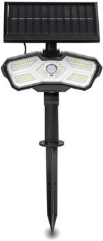 EASYmaxx LED-Solarstrahler 400 lm mit Bewegungsmelder schwarz – EASYmaxx LED-Solarstrahler 400 lm mit Bewegungsmelder schwarz - Brillante Sicherheit für Ihren Außenbereich