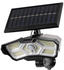 EASYmaxx LED-Solarstrahler 400 lm mit Bewegungsmelder schwarz